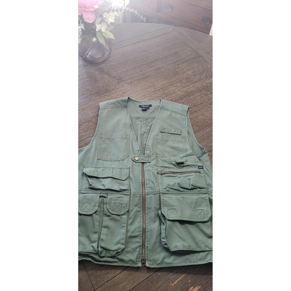 511 Vest Tactical Series 80001 Hunting Cargo Pockets Utility Conceal Mens LARGE - Picture 8 of 16